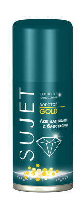 Лак Сюжет с блестками золотой (SUJET) 100 мл