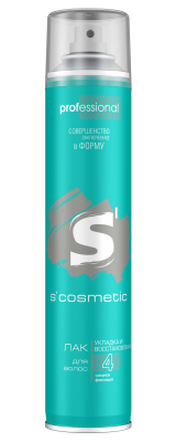 Лак для волос Укладка и восстановление (S'cosmetic) 360 мл